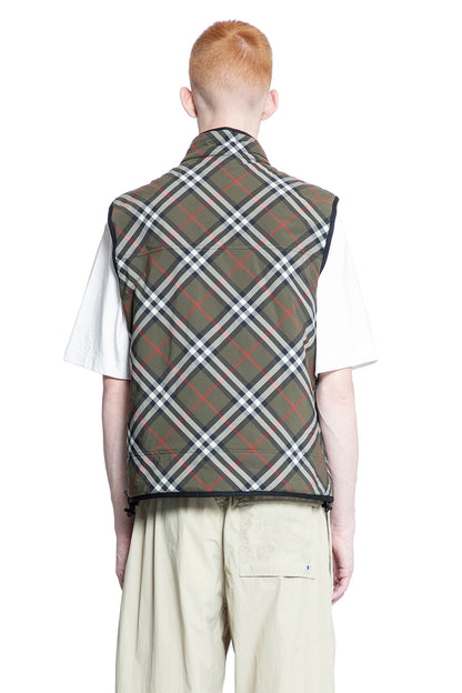 BURBERRY MAN GREEN VESTS