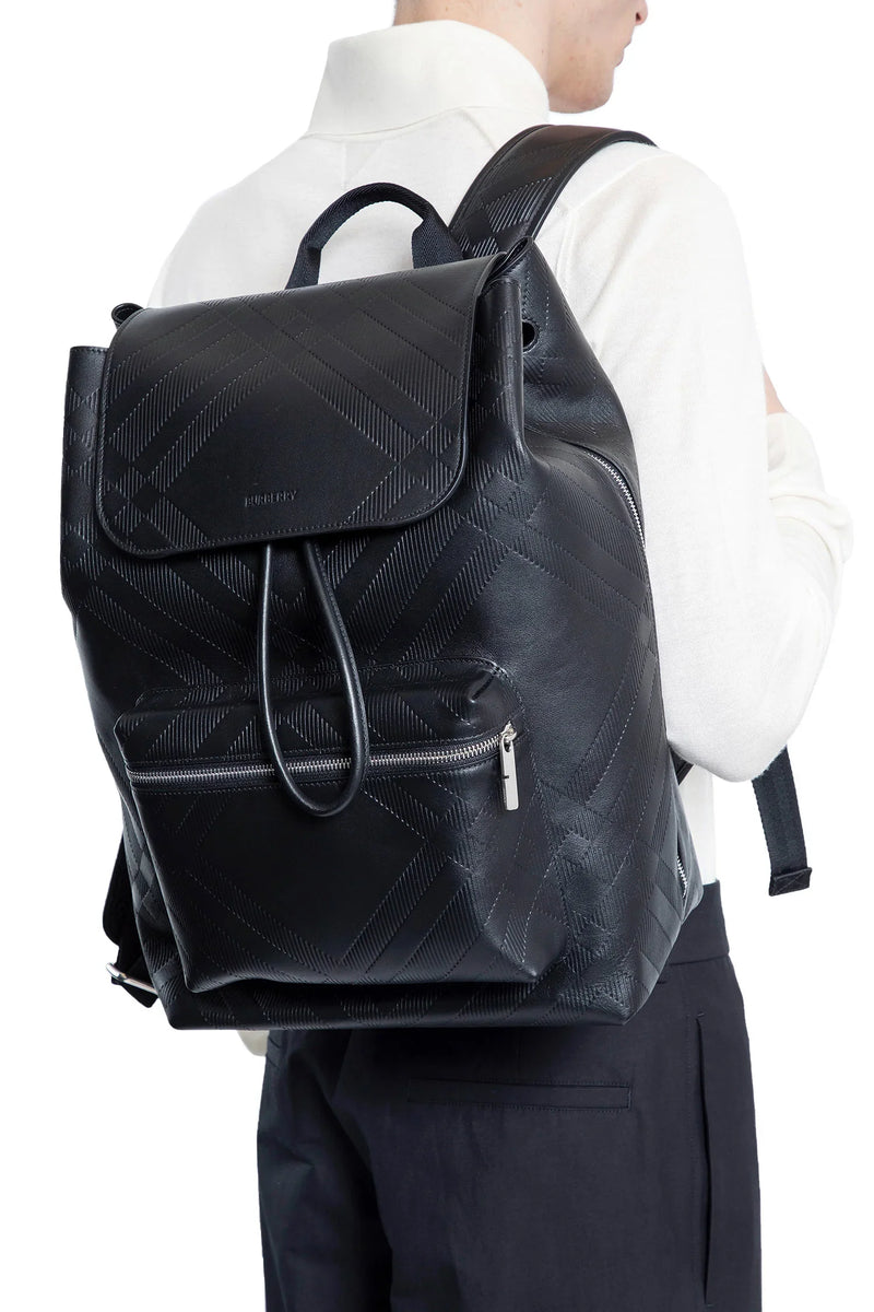 BURBERRY MAN BLACK BACKPACKS & TRAVEL BAGS - Antonioli.eu
