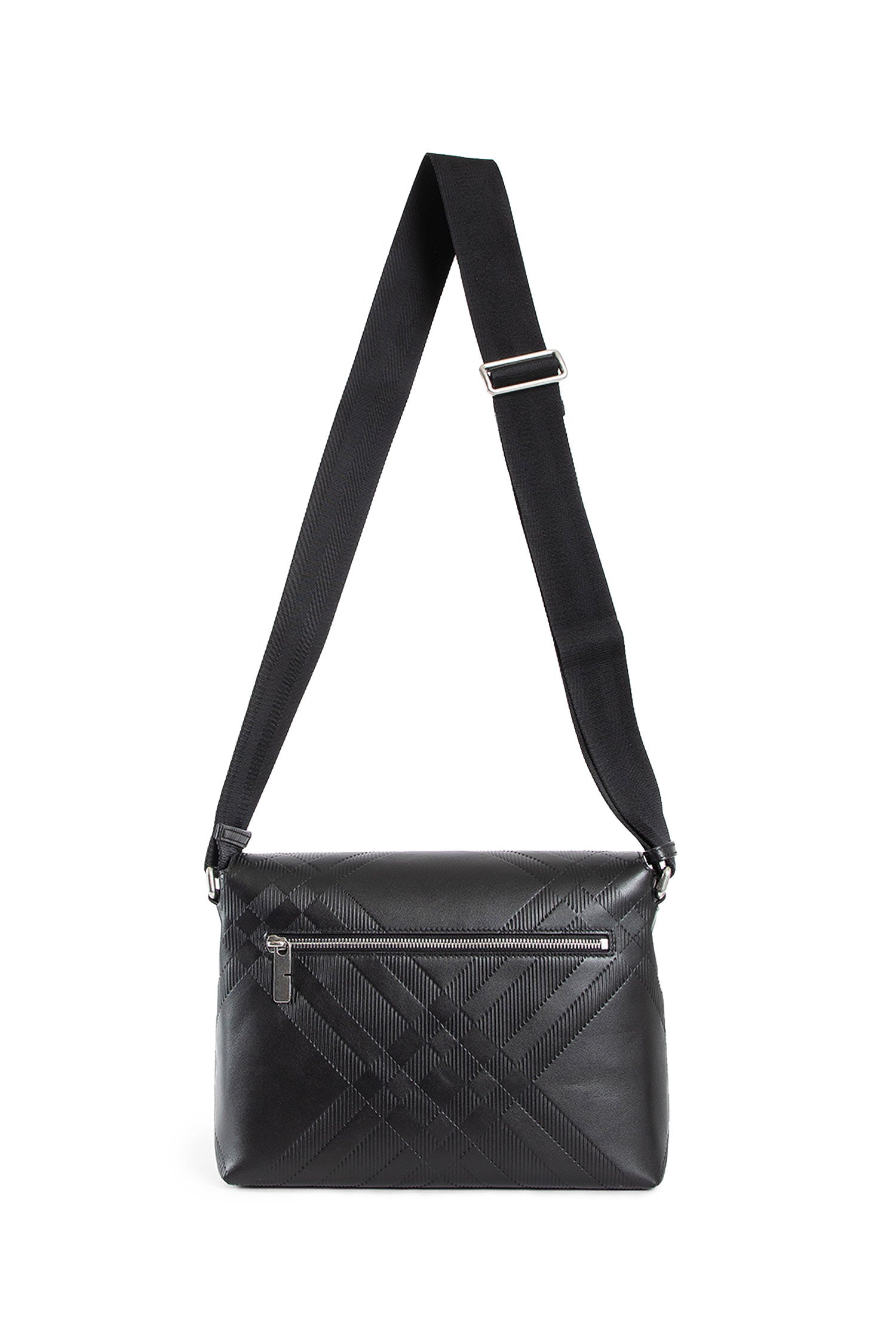 BURBERRY MAN BLACK CROSSBODY BAGS