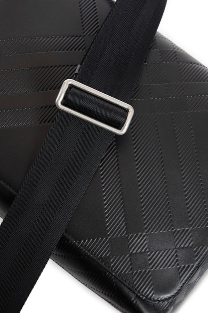 BURBERRY MAN BLACK CROSSBODY BAGS