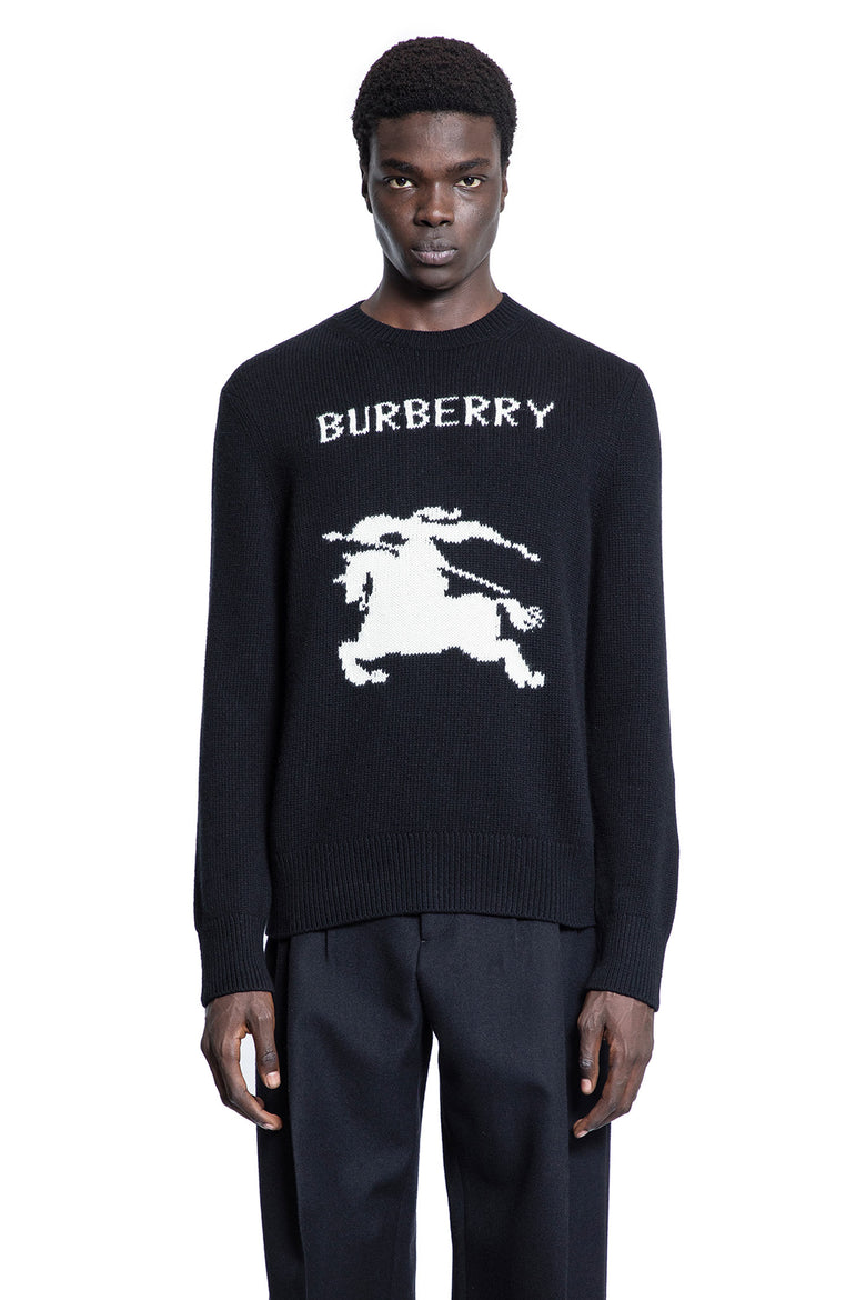 BURBERRY MAN BLACK&WHITE KNITWEAR