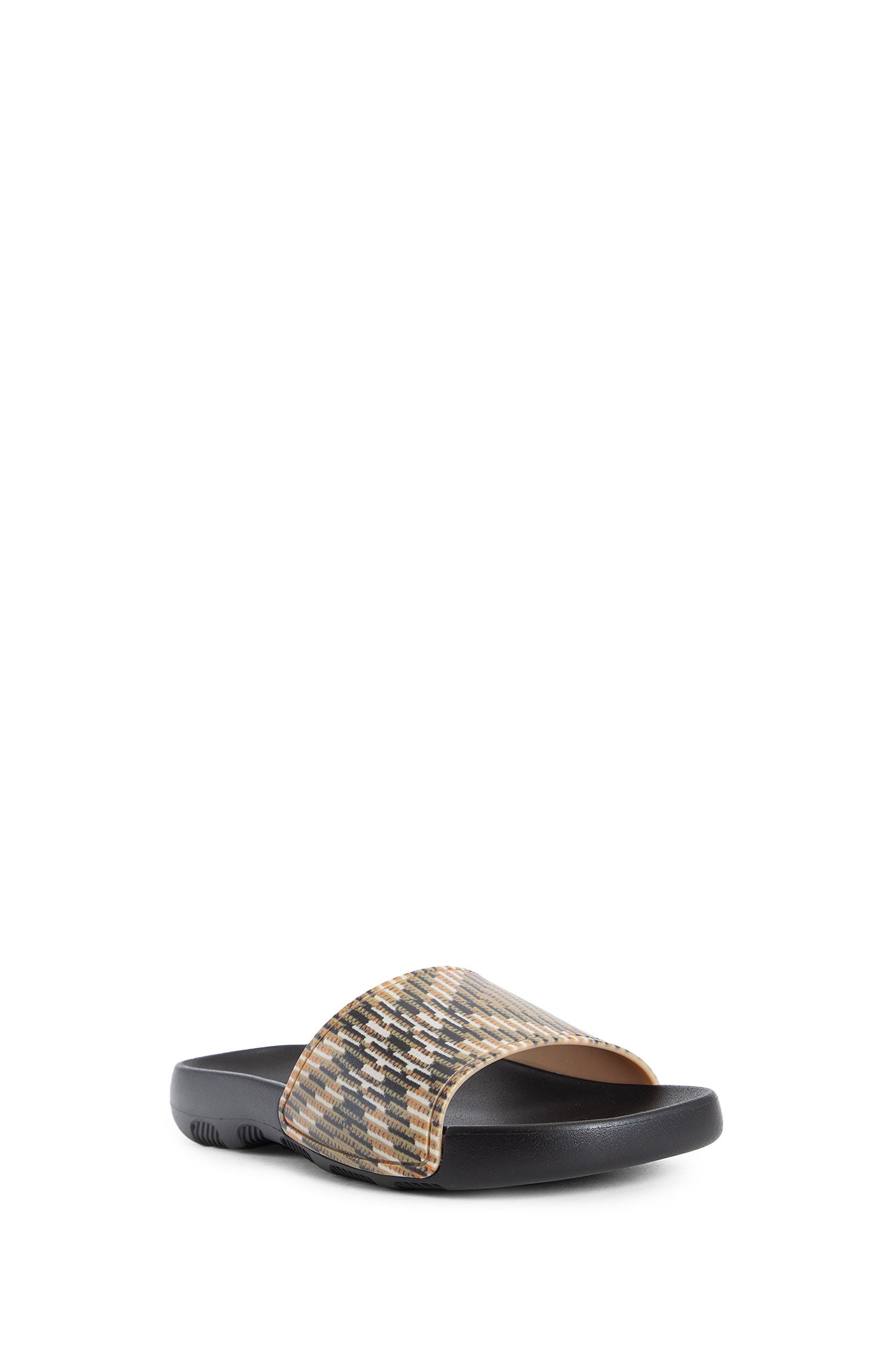 BURBERRY WOMAN BROWN SANDALS & SLIDES