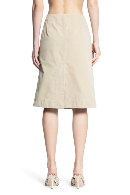 BURBERRY WOMAN BEIGE SKIRTS