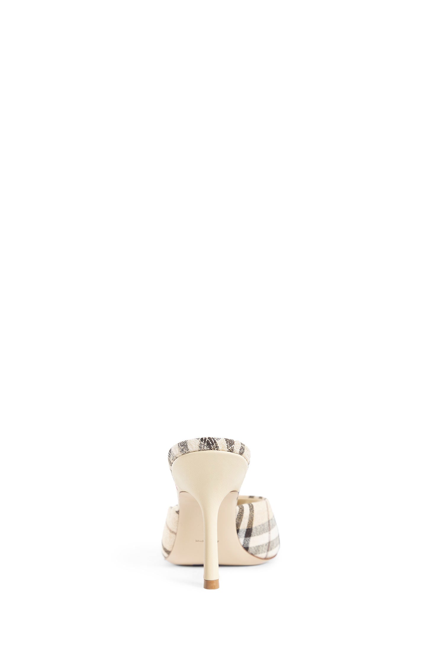 BURBERRY WOMAN BEIGE SANDALS & SLIDES