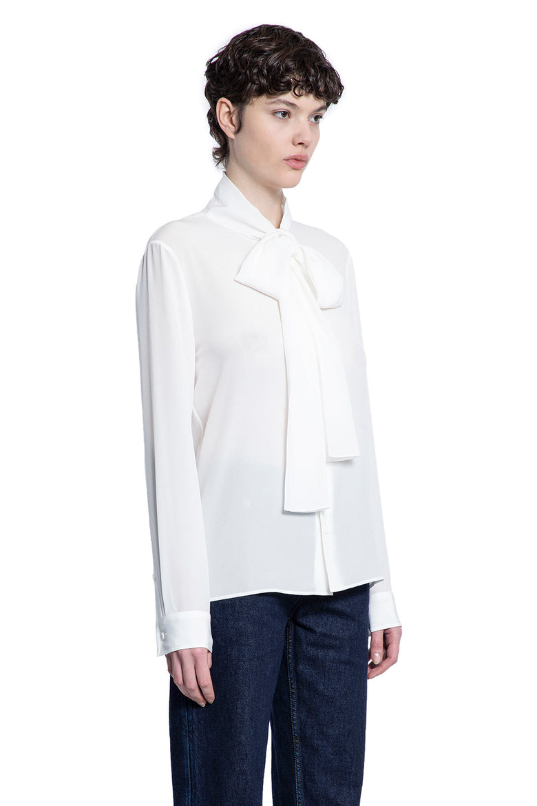 BURBERRY WOMAN OFF-WHITE SHIRTS