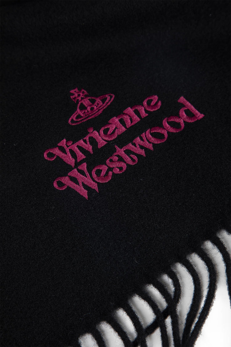 Embroidered Logo Scarf