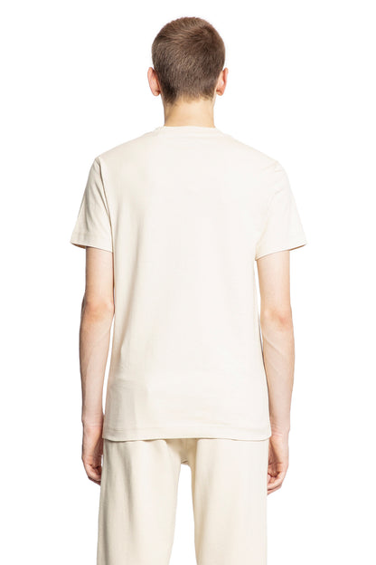 BURBERRY MAN OFF-WHITE T-SHIRTS & TANK TOPS