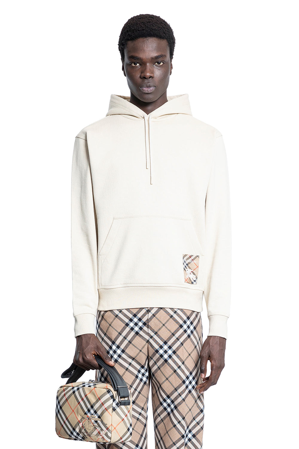 BURBERRY MAN BEIGE SWEATSHIRTS