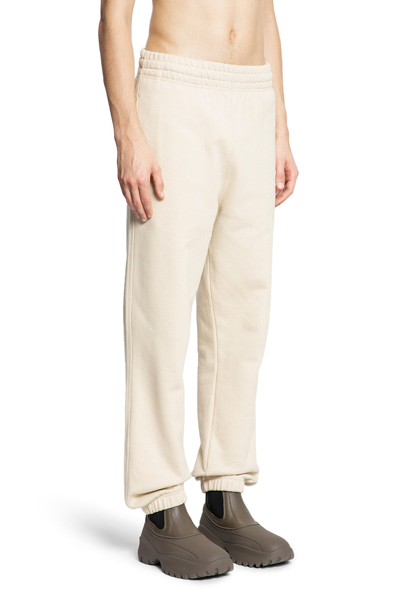 BURBERRY MAN OFF-WHITE TROUSERS