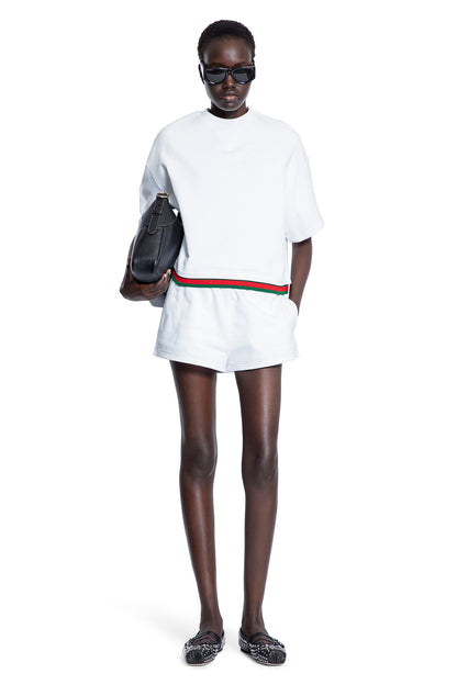 GUCCI WOMAN WHITE SHORTS