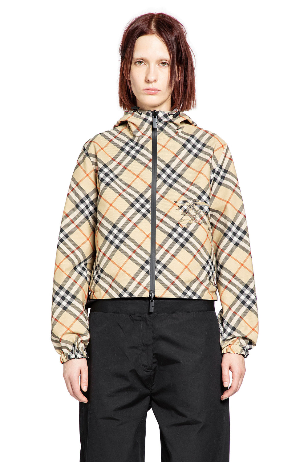 Cropped Reversible Windbreaker jacket