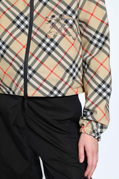 Cropped Reversible Windbreaker jacket
