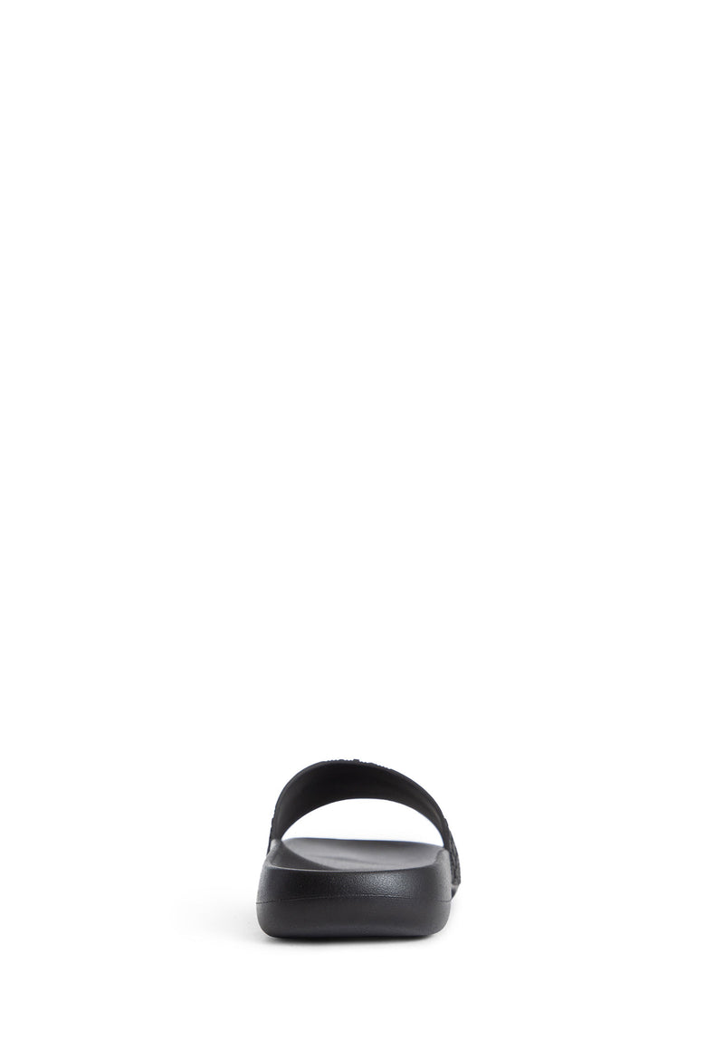 BURBERRY MAN BLACK SANDALS & SLIDES