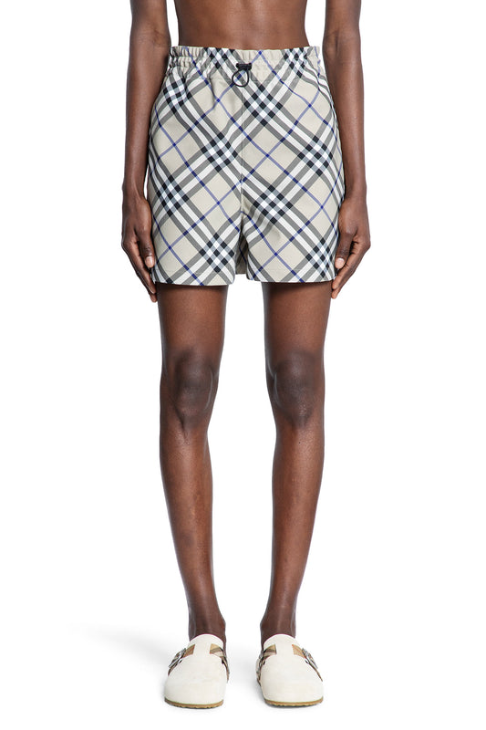 BURBERRY WOMAN BEIGE SHORTS