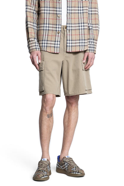 BURBERRY MAN BEIGE SHORTS & SKIRTS