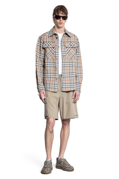 BURBERRY MAN BEIGE SHORTS & SKIRTS