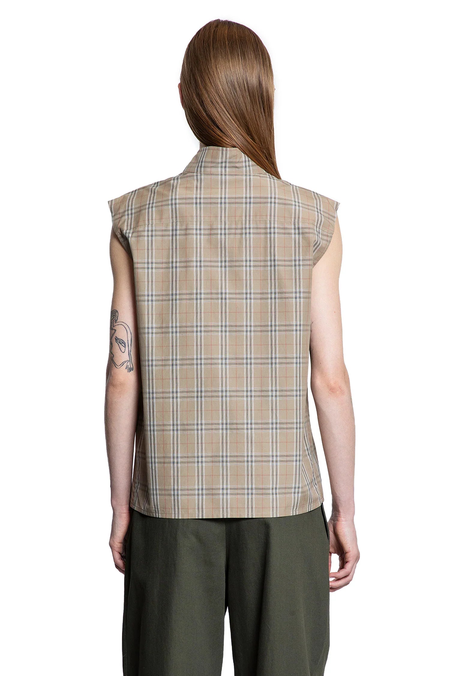 BURBERRY WOMAN BEIGE VESTS - Antonioli.eu