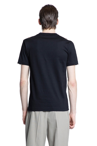 BURBERRY MAN BLACK T-SHIRTS & TANK TOPS