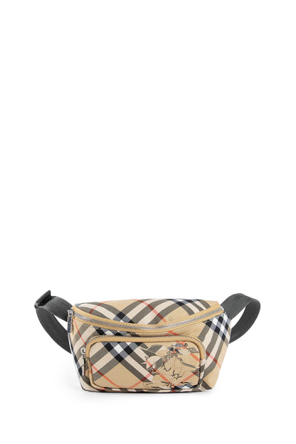 BURBERRY MAN BEIGE FANNY PACKS