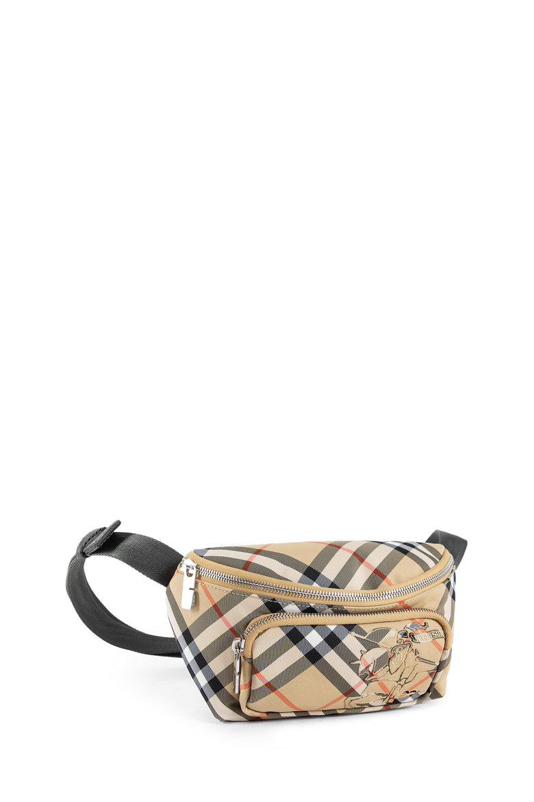 BURBERRY MAN BEIGE FANNY PACKS