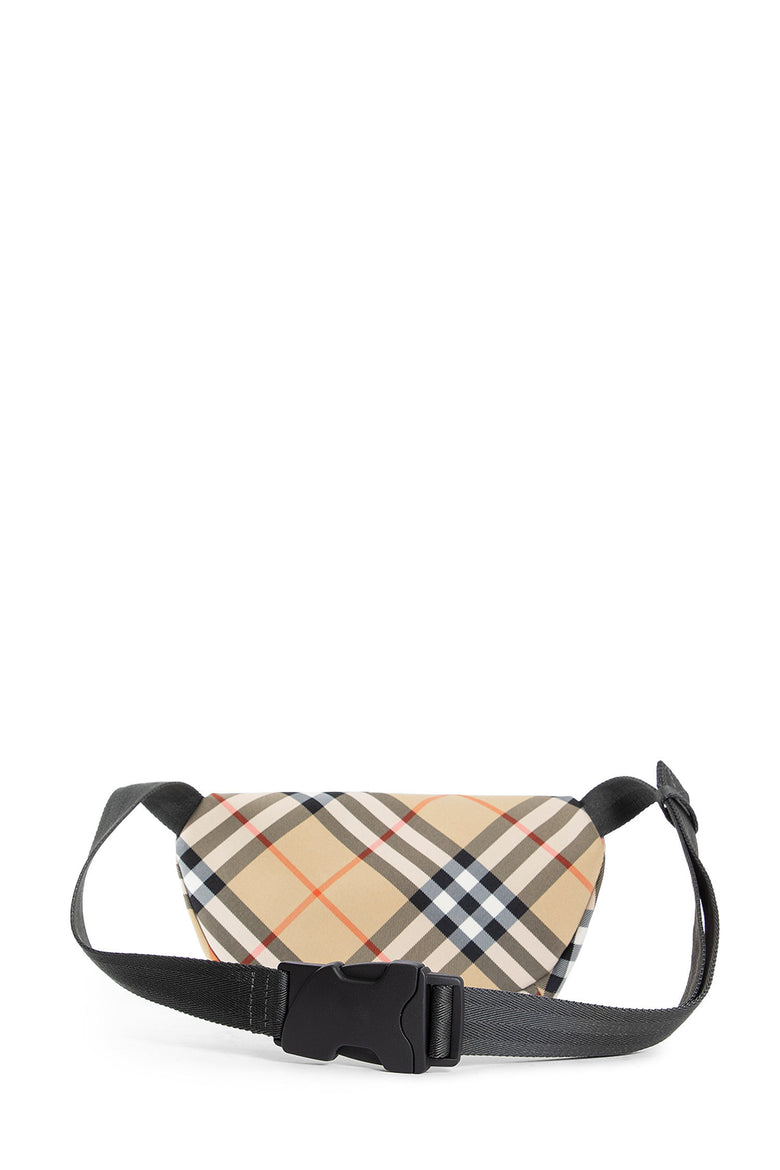 BURBERRY MAN BEIGE FANNY PACKS