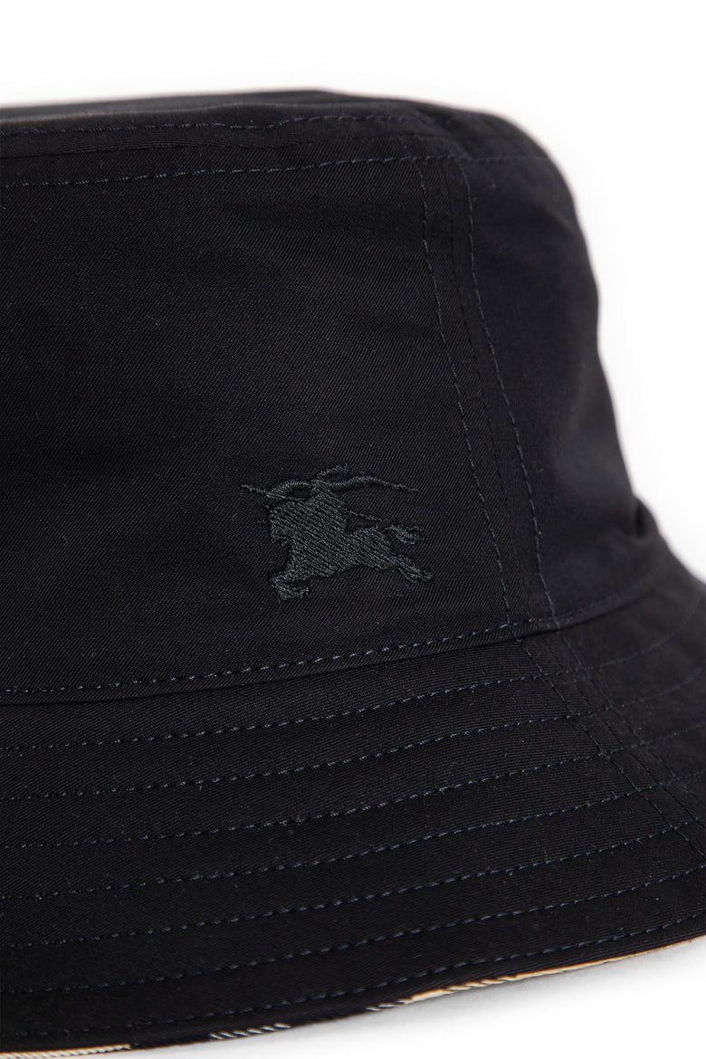 BURBERRY MAN BLACK HATS