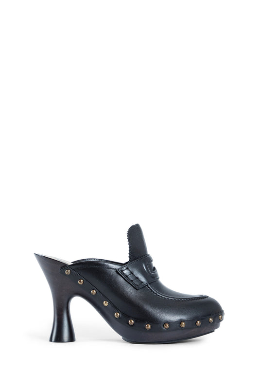 BURBERRY WOMAN BLACK MULES