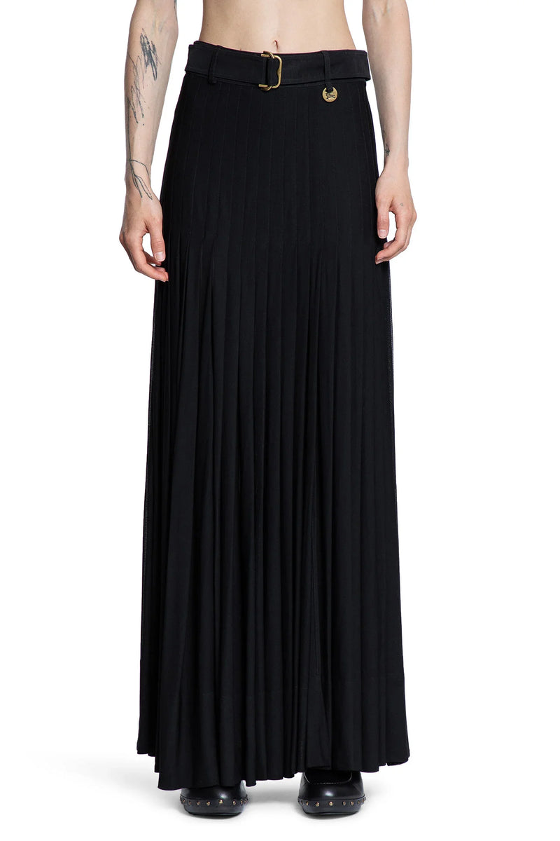 Pleated Crêpe Jersey Maxi Skirt - Antonioli.eu