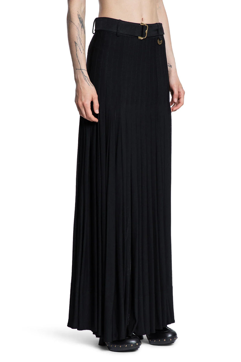 Pleated Crêpe Jersey Maxi Skirt - Antonioli.eu