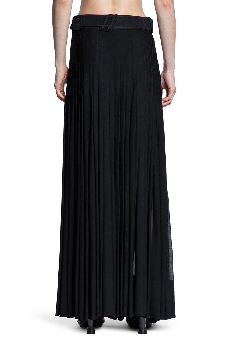 Pleated Crêpe Jersey Maxi Skirt - Antonioli.eu