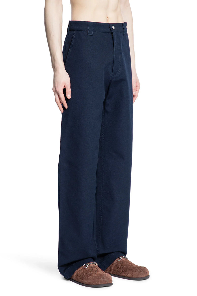 Heavy Cotton Canvas Workwear Trousers - Antonioli.eu