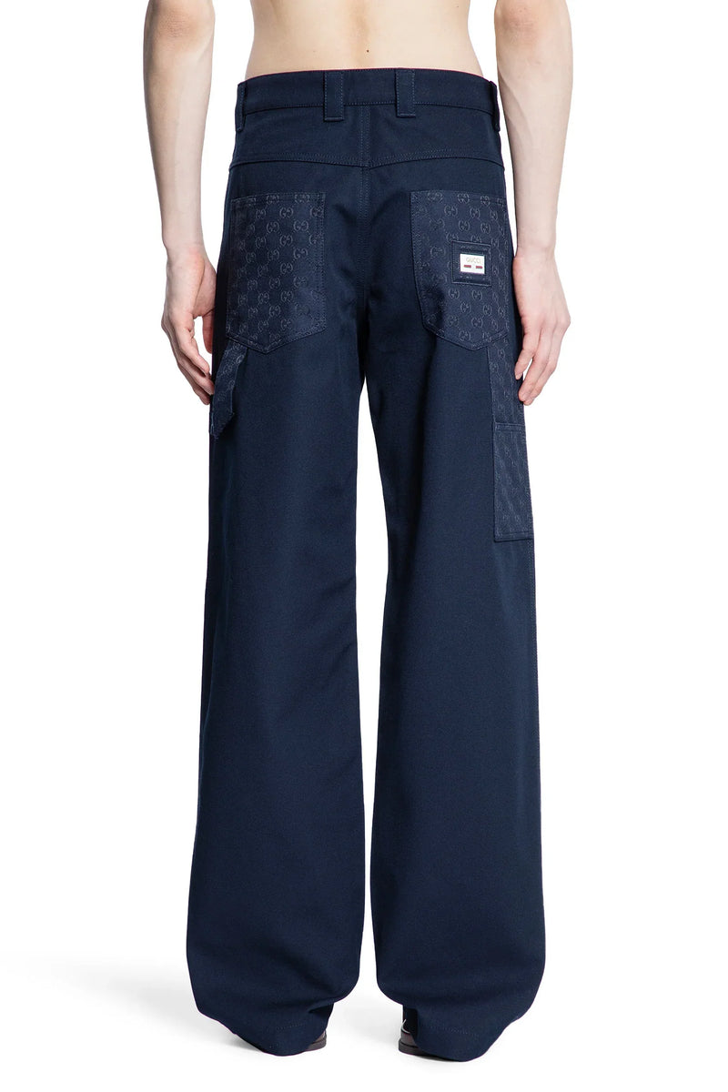 Heavy Cotton Canvas Workwear Trousers - Antonioli.eu