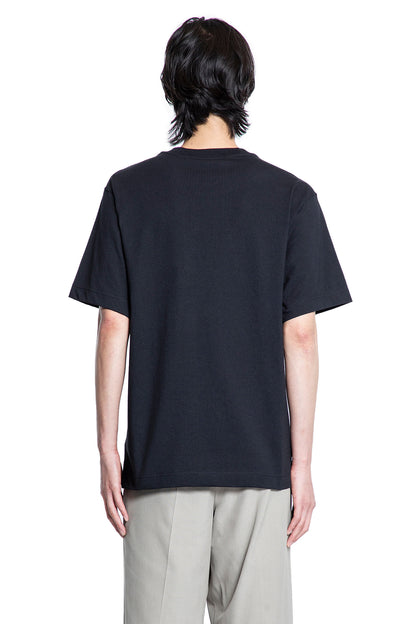 BURBERRY MAN BLACK T-SHIRTS & TANK TOPS