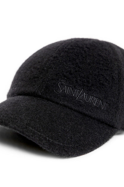 SAINT LAURENT WOMAN BLACK HATS