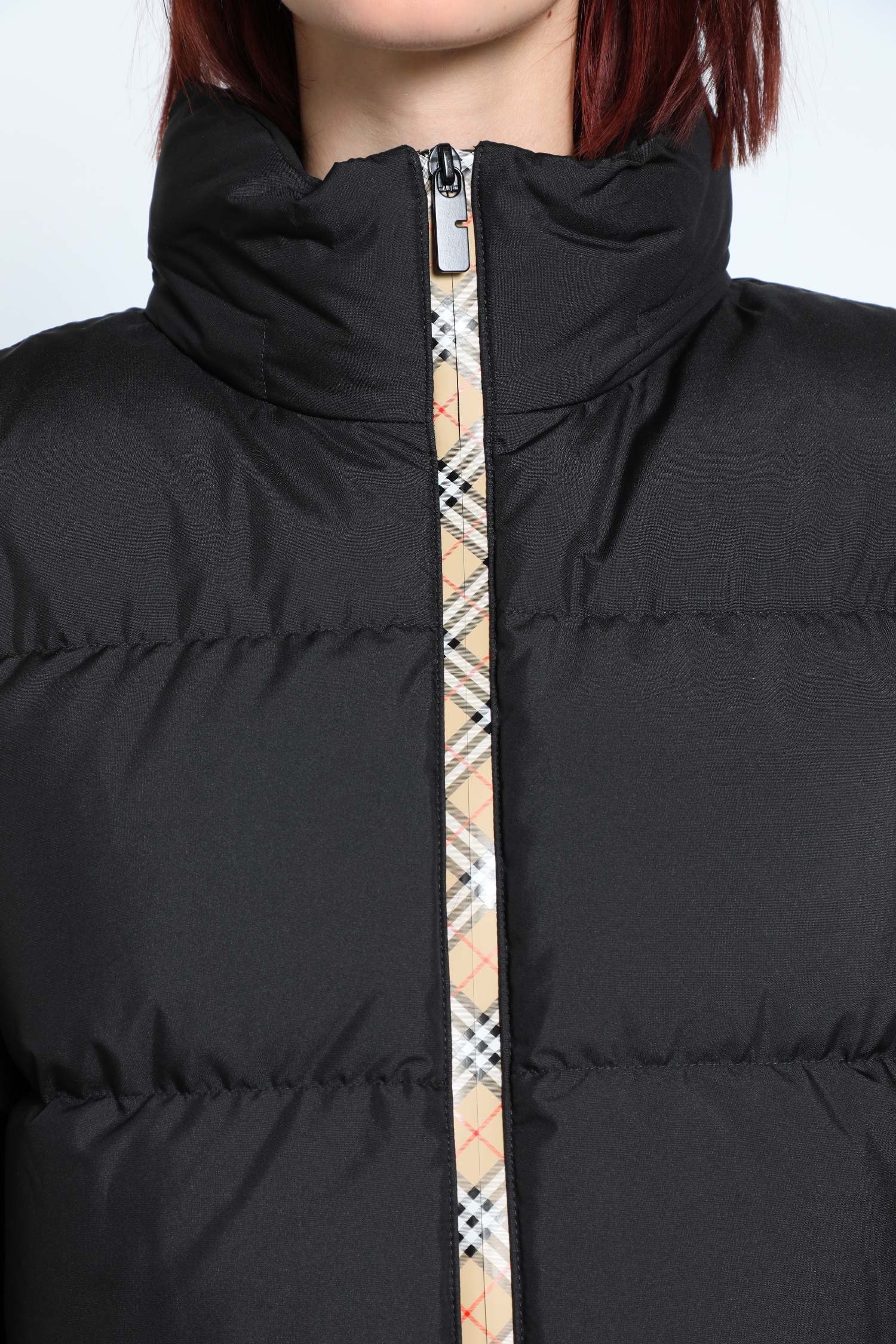 Check Trim Ambleside Puffer Jacket