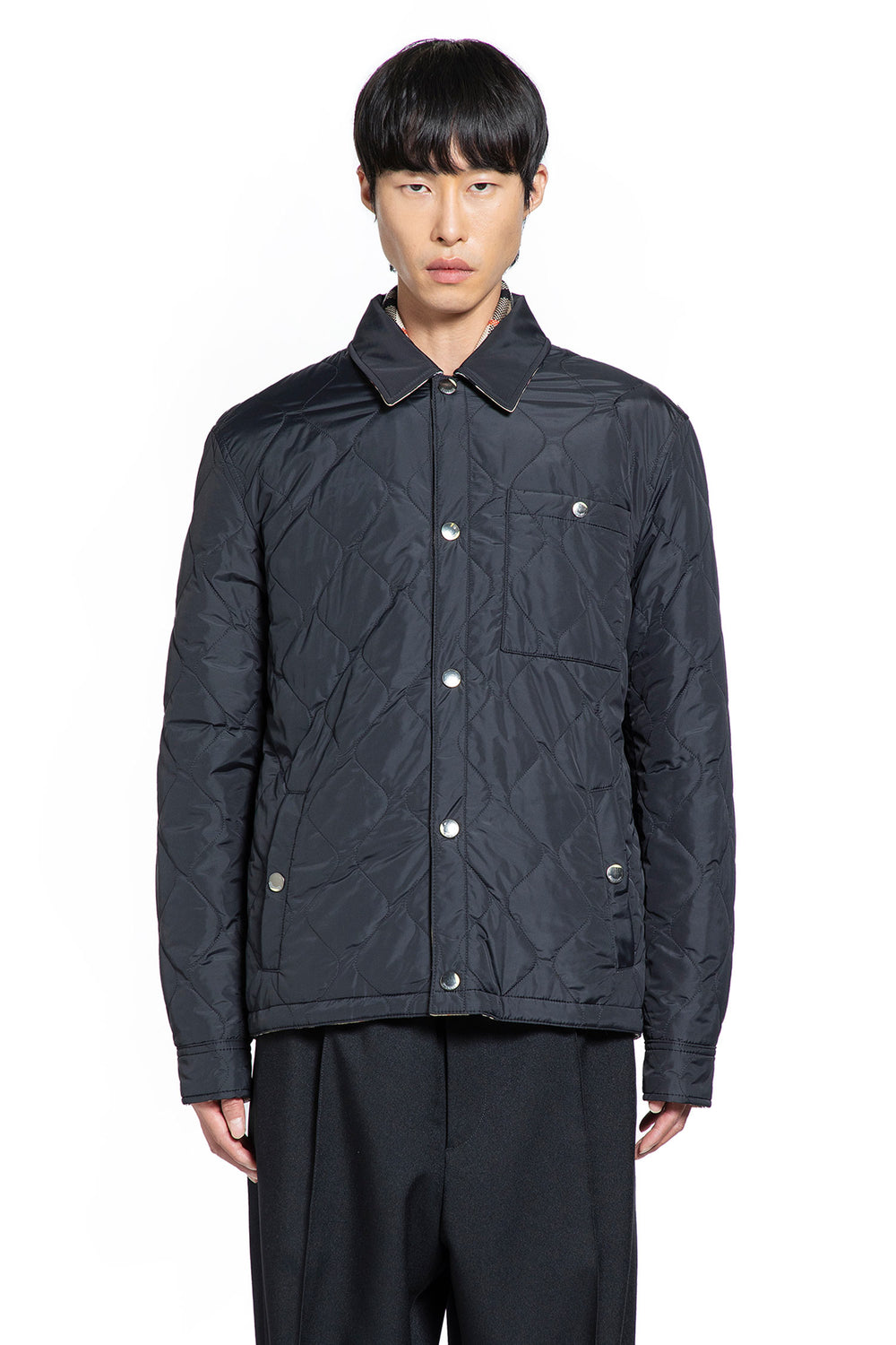Reversible Quilted Nylon Overshirt