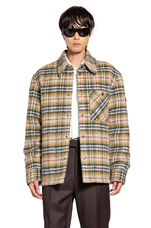 Check Wool Reversible Overshirt - Antonioli.eu