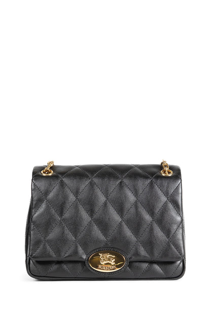 BURBERRY WOMAN BLACK SHOULDER BAGS