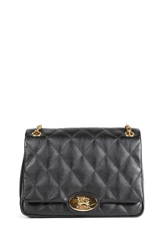 BURBERRY WOMAN BLACK SHOULDER BAGS