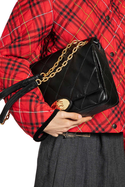 BURBERRY WOMAN BLACK SHOULDER BAGS