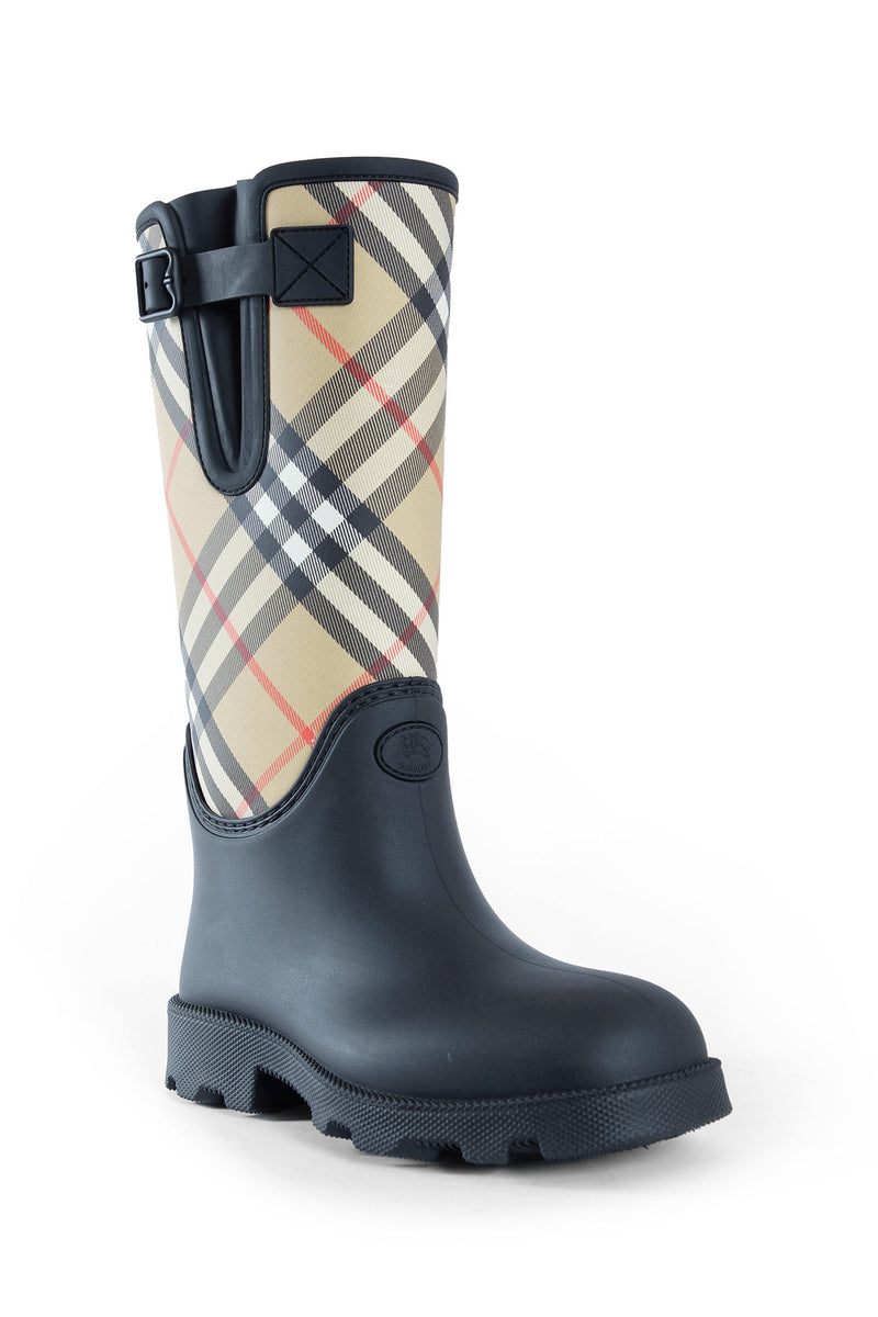 BURBERRY Rubber Marsh Stamp High Boots woman