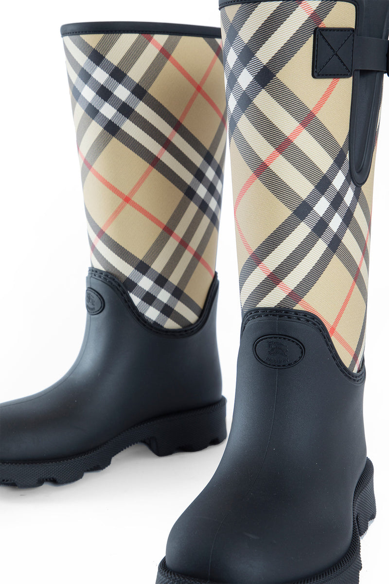 BURBERRY Rubber Marsh Stamp High Boots woman