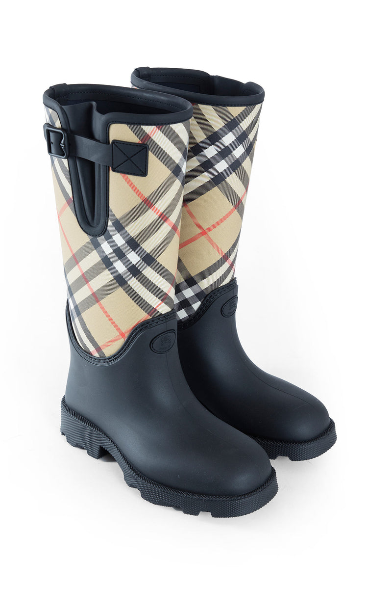 BURBERRY Rubber Marsh Stamp High Boots woman