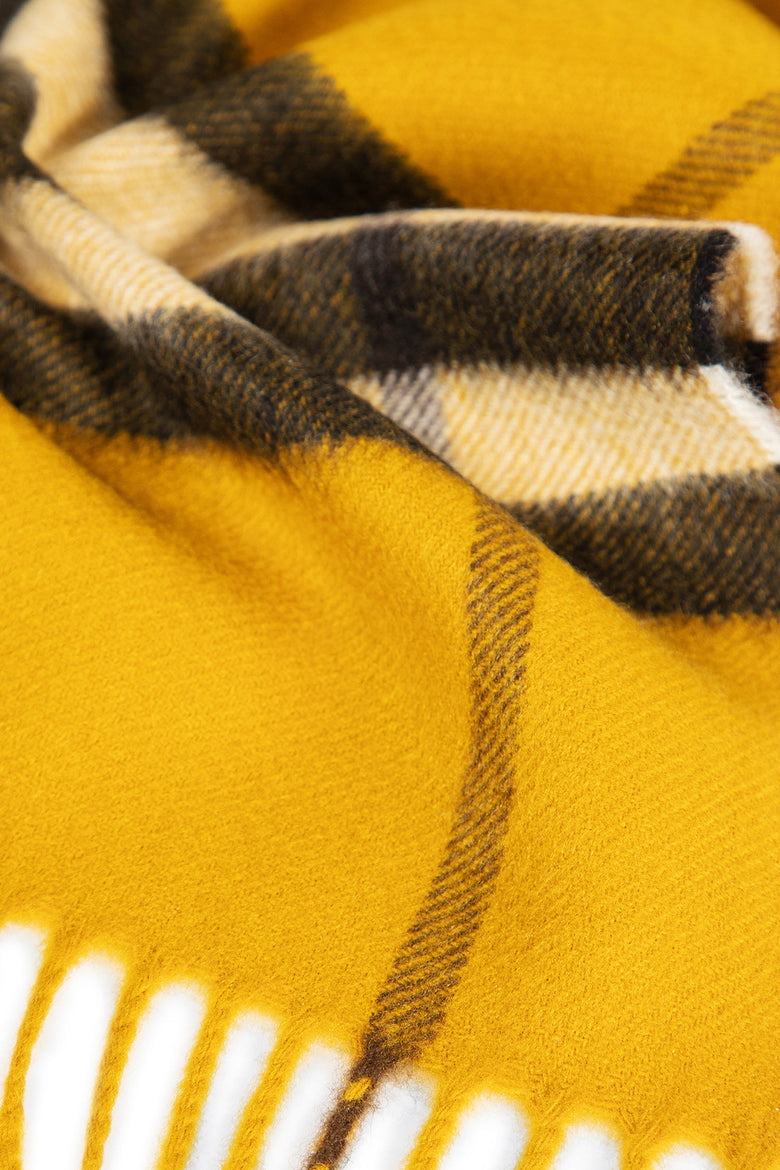 Check Cashmere Scarf
