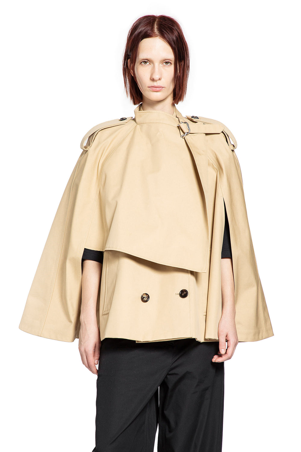 Cotton Gabardine Cape
