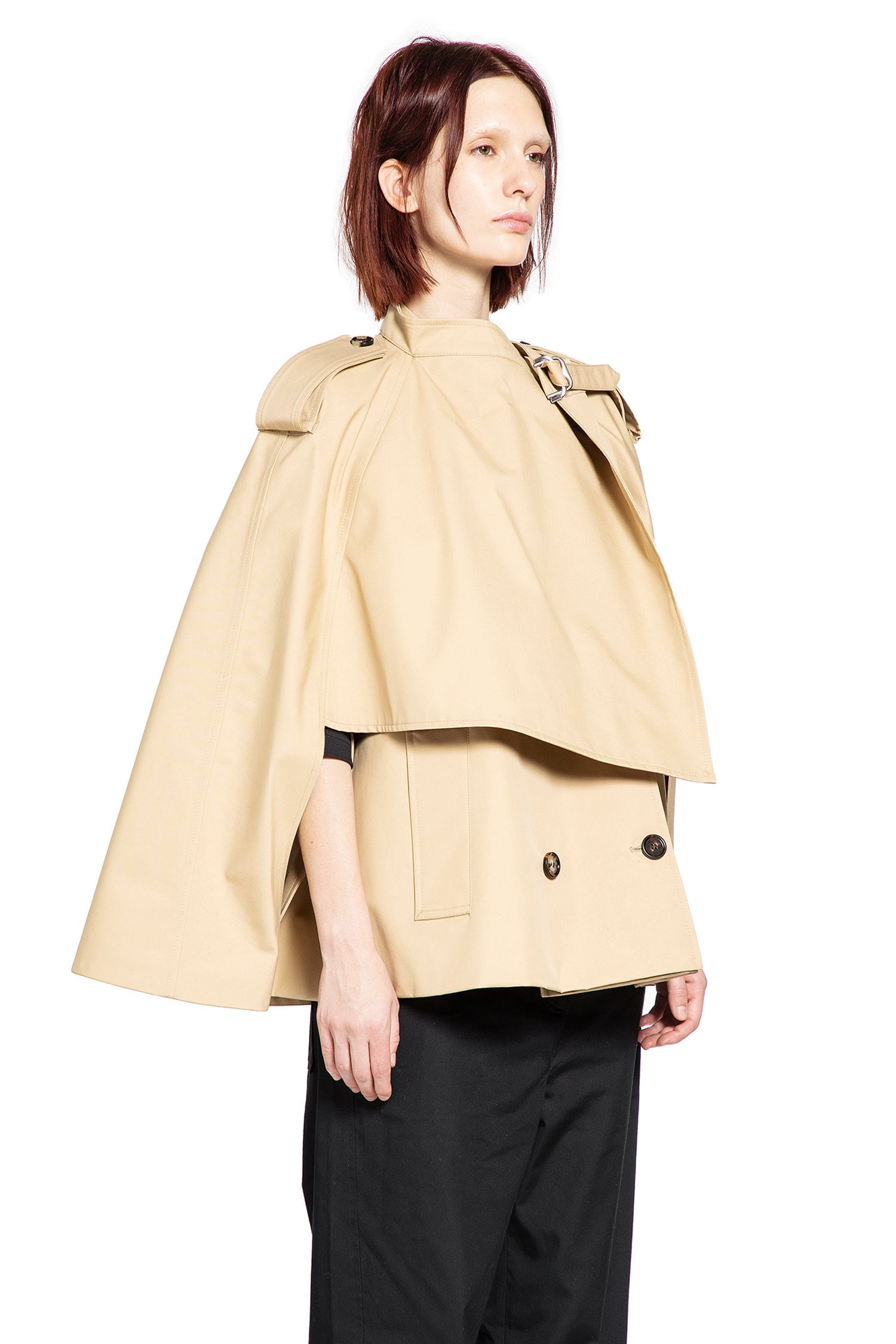 Cotton Gabardine Cape