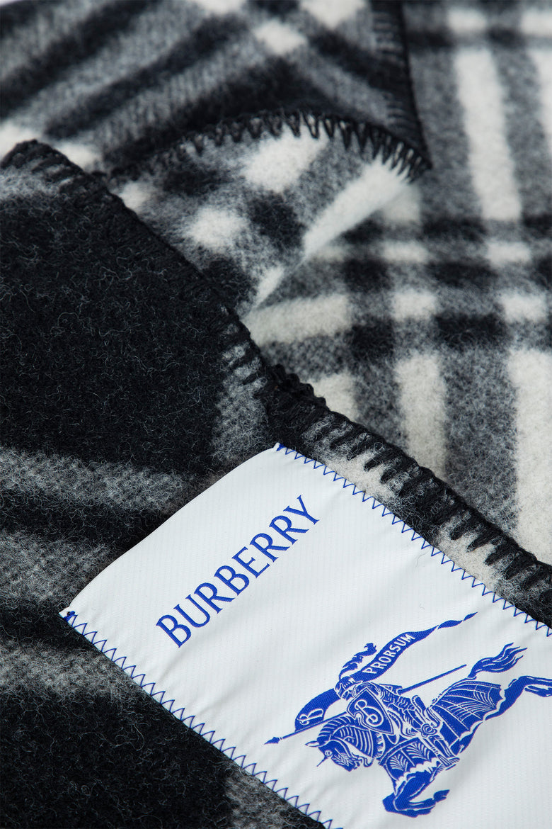 Check Wool Scarf