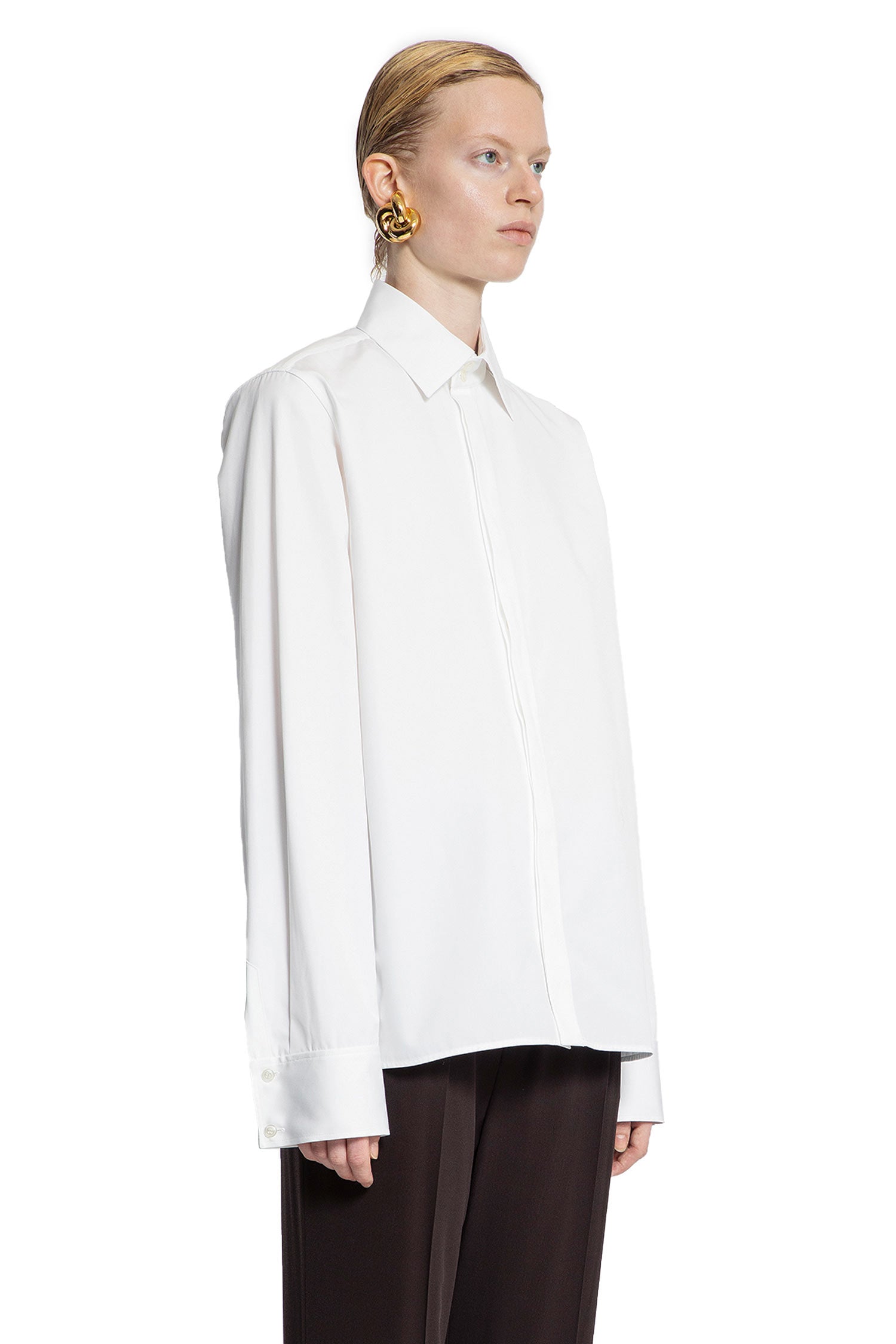 SAINT LAURENT WOMAN WHITE SHIRTS