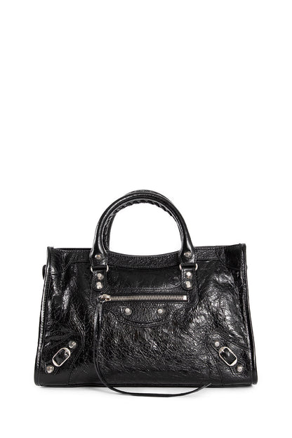 BALENCIAGA WOMAN BLACK TOP HANDLE BAGS