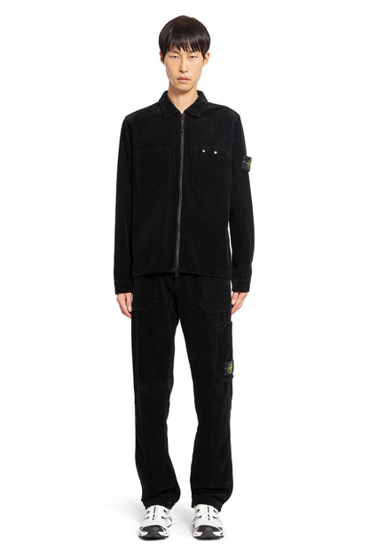 STONE ISLAND MAN BLACK JACKETS